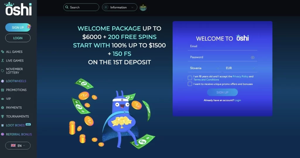 Oshi Casino