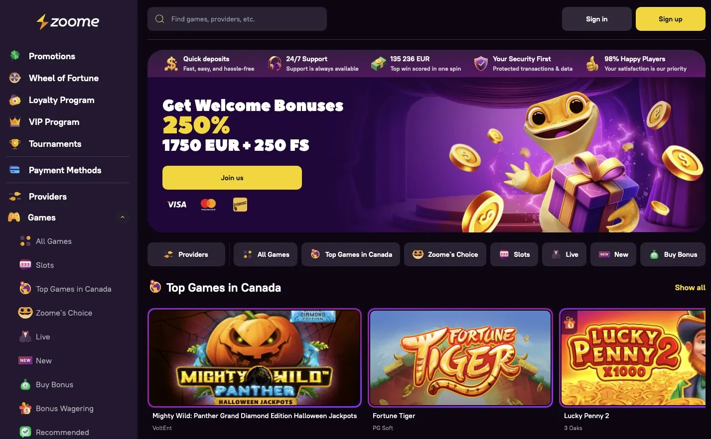 Zoome Casino